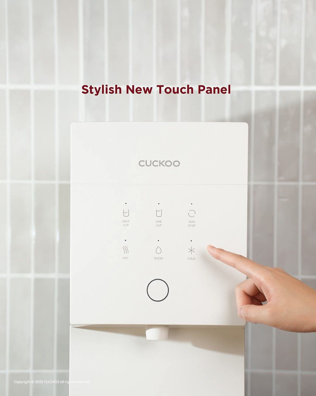 XCEL white touch panel